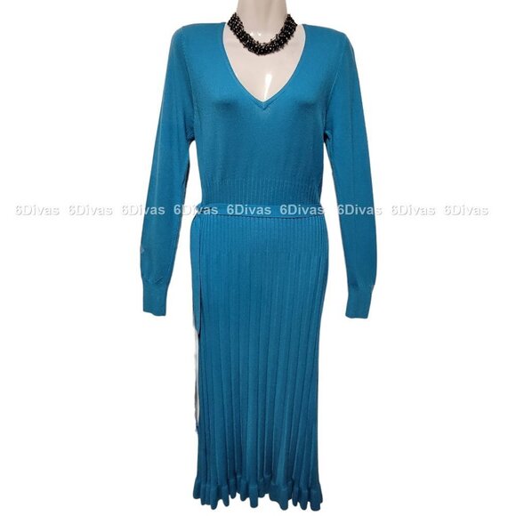 Long Sleeve Midi Dress - One Size Fits Most - Picture 1 of 11